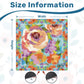 Bold Floral Thickened Mahjong Mat SleekSurface (Ship Rolled Up)