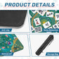 2026 Summer design on Teal-Mahjong Mat 31.5"x31.5" (Ship Rolled up)