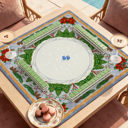 Mahjong Mat SleekSurface (Made in USA) Winter vaca