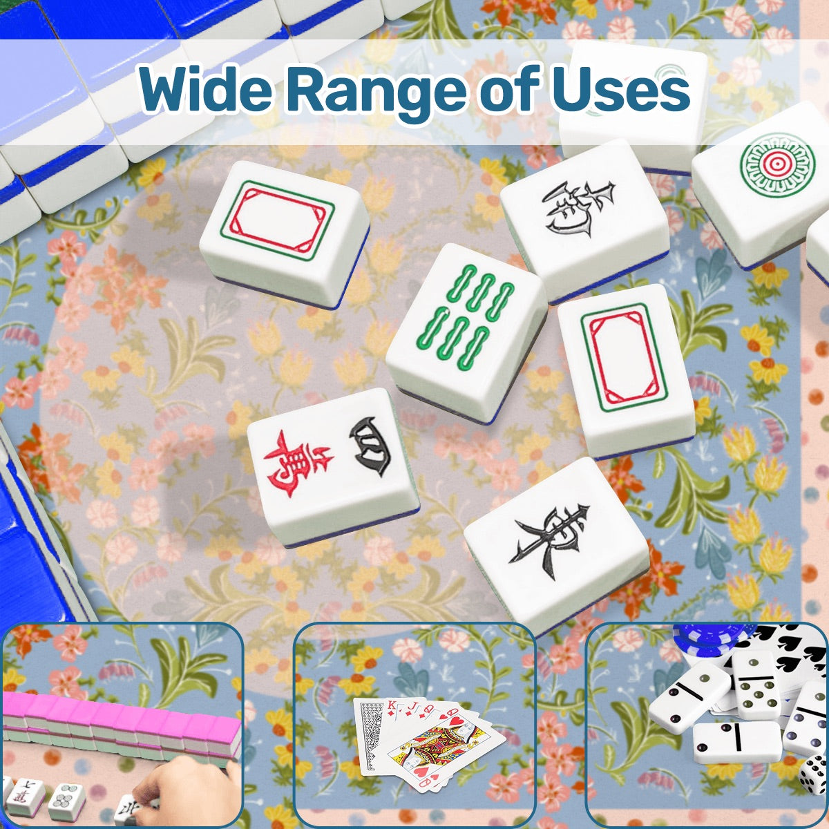 Mahjong Mat 31.5"x31.5" (Ship Rolled up)-Vintage Party Ware