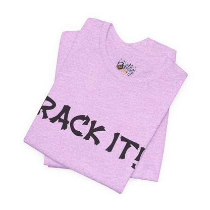 Rack It! Graphic Tee — Casual Statement Shirt for Gamers & Pool Players
