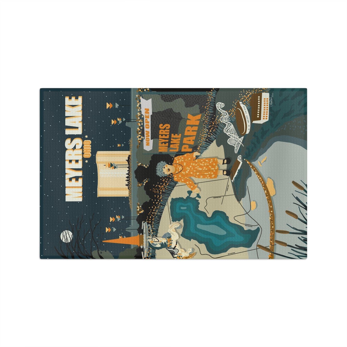 Meyers Lake Soft Tea Towel