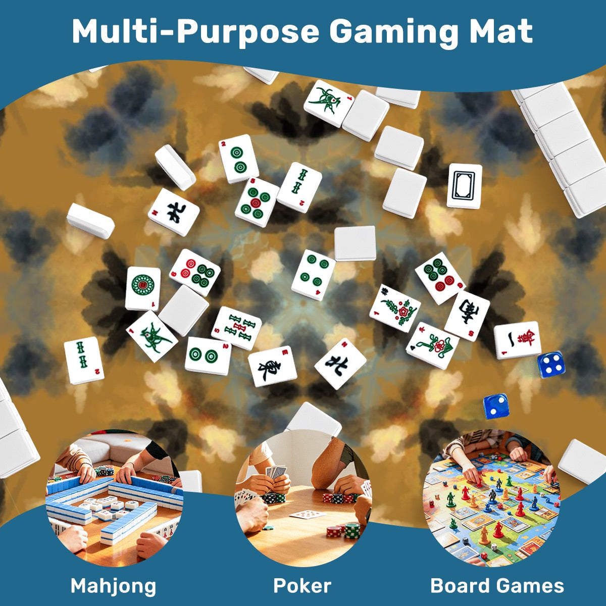 Serenity in flight Thickened Mahjong Mat SleekSurface (Ship Rolled Up)