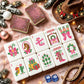Western Christmas Mahjong Tiles Pink Boots