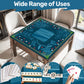 Season in Blue Mahjong Mat 31.5"x31.5" (Ship Rolled up)