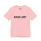 First Left? T‑Shirt — Funny Mahjong Directional Graphic Tee