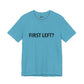First Left? T‑Shirt — Funny Mahjong Directional Graphic Tee