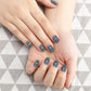 Blue Gardening Nail Stickers 100 Pcs