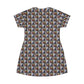 CAK bird dress All-Over Print T-Shirt Dress — Colorful Abstract Patterned Casual Dress