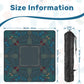 Roaring 20’s on Teal Mini Mahjong Mat 20.9"x20.9" (Ship Rolled up)