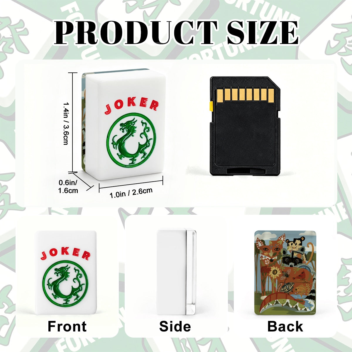 Stark County Critters American Mahjong Tiles