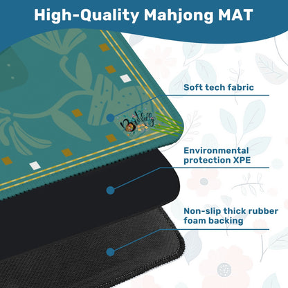 Seasons Hushed Mahjong Mat 31.5"x31.5" (Ship Rolled up)
