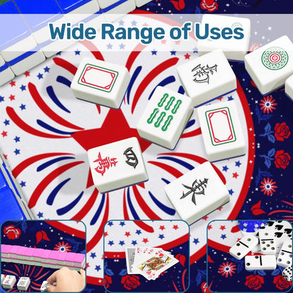 Patriotic ‘zon inpspired Mahjong Mat 31.5"x31.5" (Ship Folded)