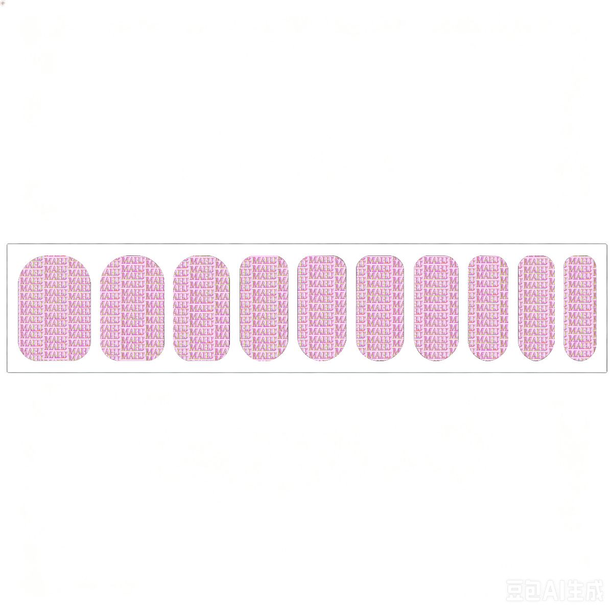 MAHJ, MAHJ, MAHJ Nail Stickers 100 Pcs