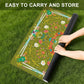 2026 Spring Green Mini Travel Mahjong Mat with directions-20.9"x20.9" (Ship Rolled up)
