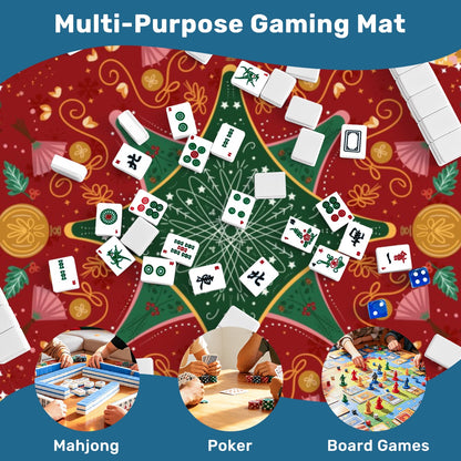 Hollidaze Mahjong Mat SleekSurface