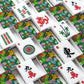 Ohio hand drawn florals American Mahjong Tiles
