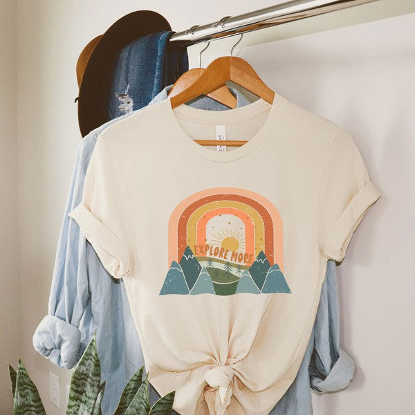 Boho Explore More Short Sleeve Graphic Tee