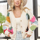Stawberries KNIT BUTTON UP CARDIGAN SWEATER