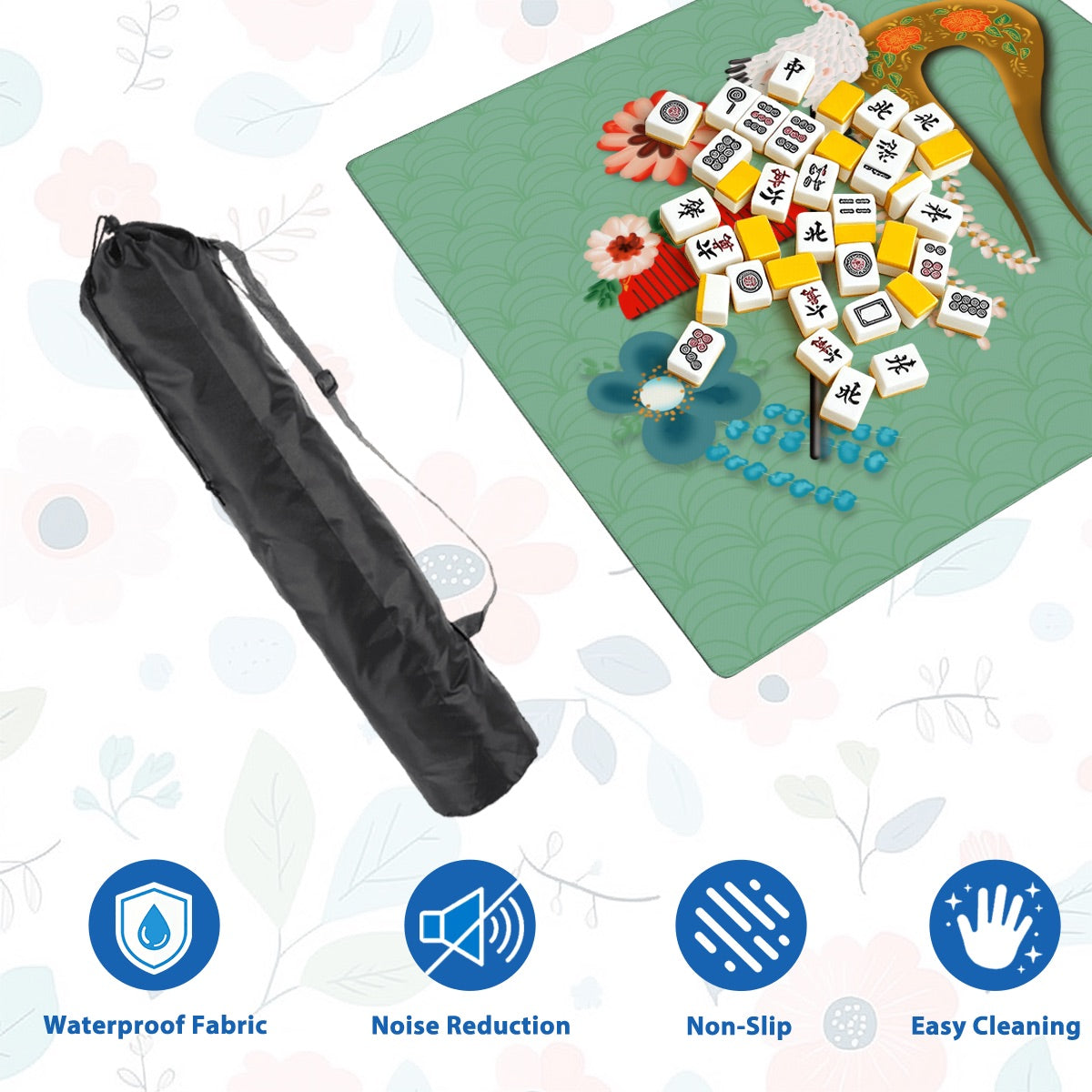 Mahjong Mat Sleek Surface Accessories