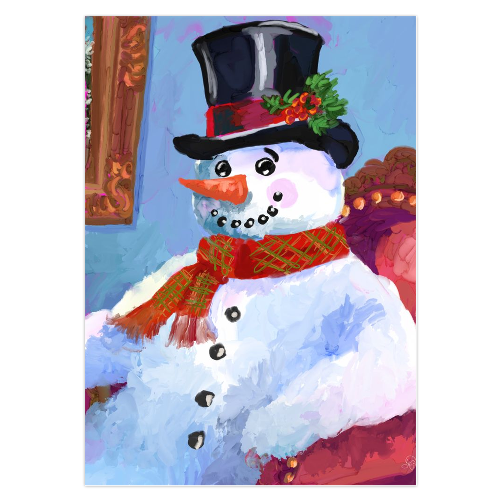 Magical Snowman Cards-powered by Artivive