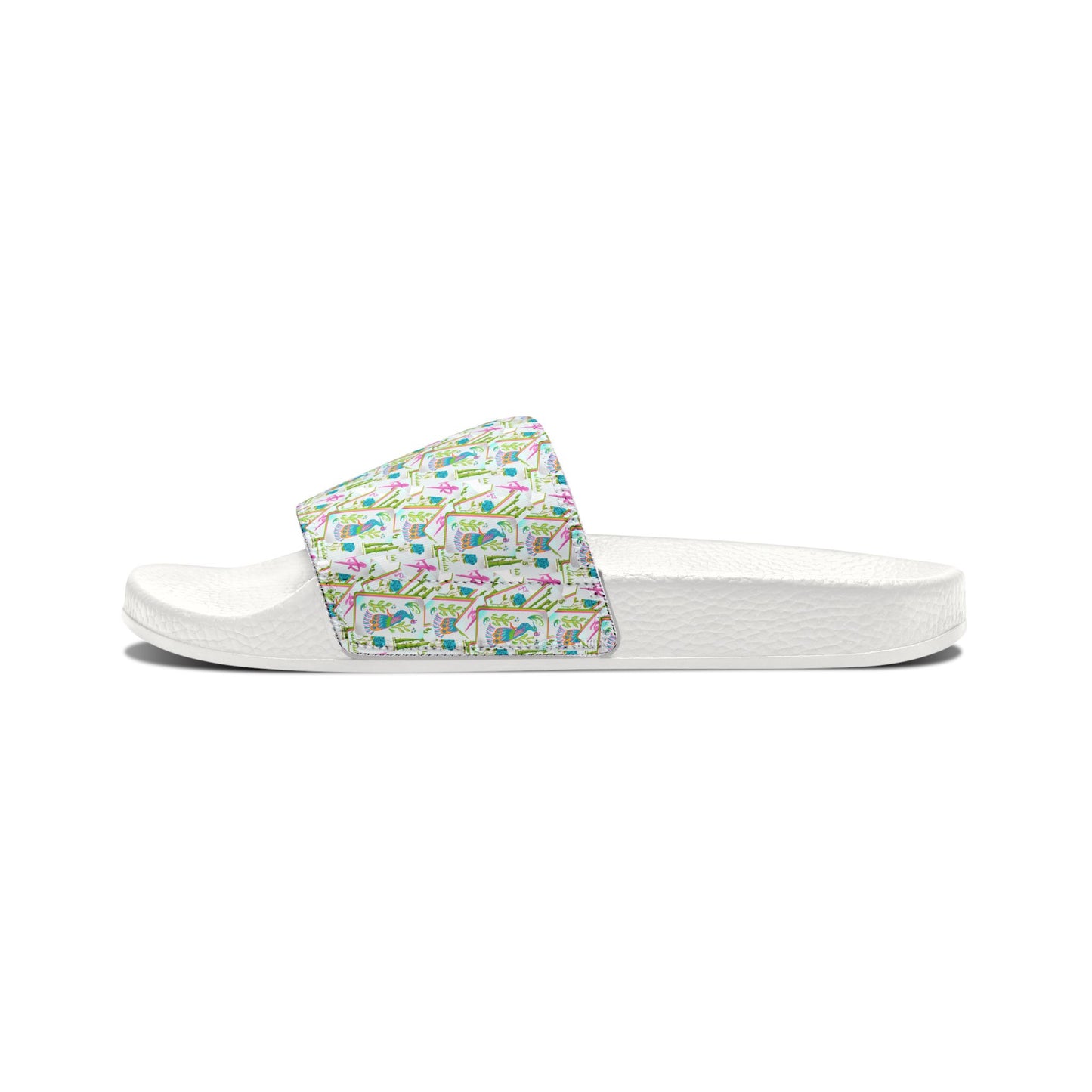 Women's Slide Sandals — Floral Pastel Removable-Strap Slides