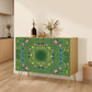 Wooden Storage Cabinet (Made in USA) Green Garden in the Village
