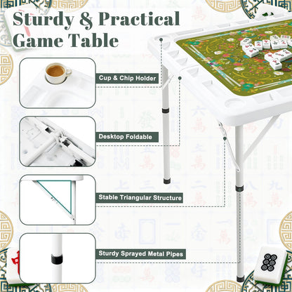 2026 Spring Design- Foldable Mahjong Table