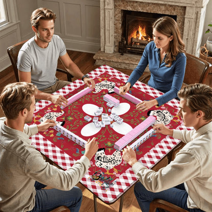 Down on the farm Custom Mahjong Mat 31.5"x31.5" (Ship Rolled up)