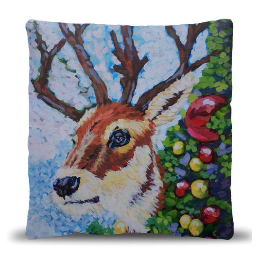 Reindeer Way- Woven Pillows