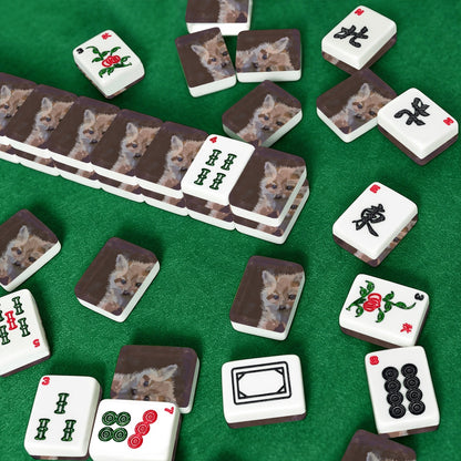 Baby Fox American Mahjong Tiles