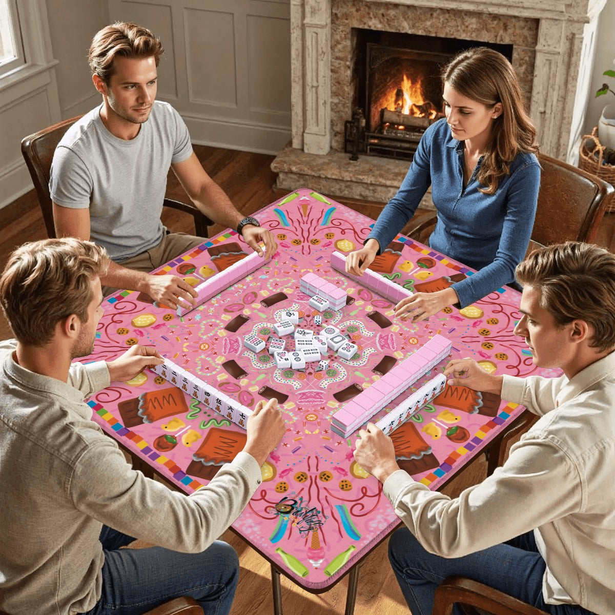 Candy is Dandy - Mahjong Mat 31.5"x31.5" (Ship Rolled up)