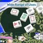 Green grass snake Custom Mahjong Mat 31.5"x31.5" (Ship Rolled up)