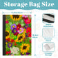 Painted florals with sunflowers 4 Mahjong Tile Pusher Racks with Bag