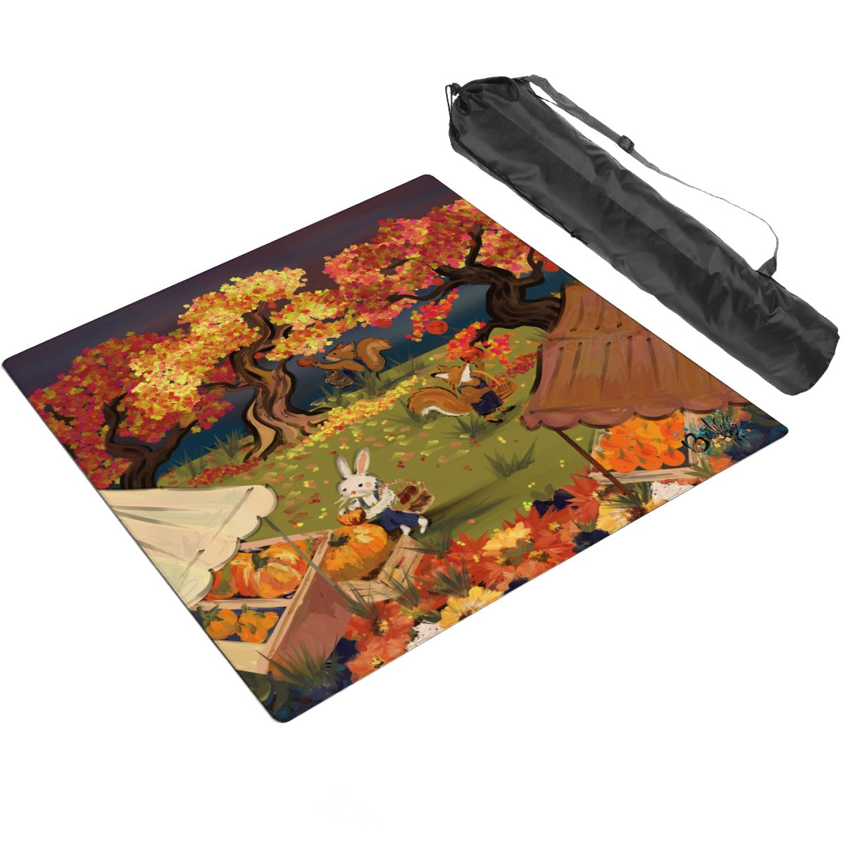 Apple pickin’- Thickened Mahjong Mat SleekSurface (Ship Rolled Up)-Special price Autumn Season Mat