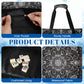 White on Black-Mahjong Bag Set