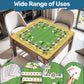 Charmed 80’s Memories- preppy pink and green Mahjong Mat 31.5"x31.5" (Ship Rolled up)