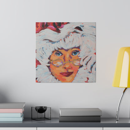 Mrs Claus Matte Canvas, Stretched, 0.75"