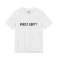 First Left? T‑Shirt — Funny Mahjong Directional Graphic Tee