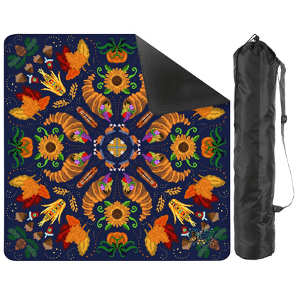 Mahjong Mat 33"x33" (Ship Rolled up) Thanksgiving