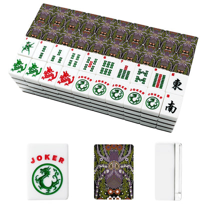 Folk spider American Mahjong Tiles