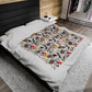 Pocused- white Velveteen Plush Blanket