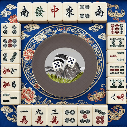 Jimothy Dice Dish Round Ceramic Tray
