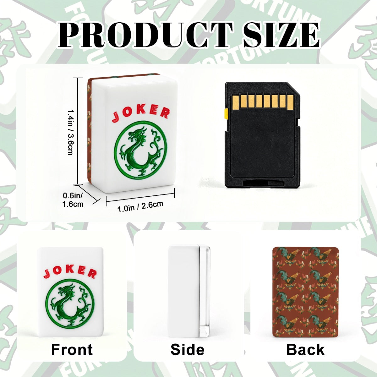 American Mahjong Tiles Nene Traditional- multiple colorways