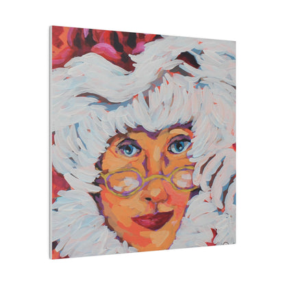 Mrs Claus Matte Canvas, Stretched, 0.75"