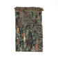 The Delamater Series- Abstract Pixel Art Woven Blanket — Colorful Green Mosaic Throw for Living Room & Bedroom