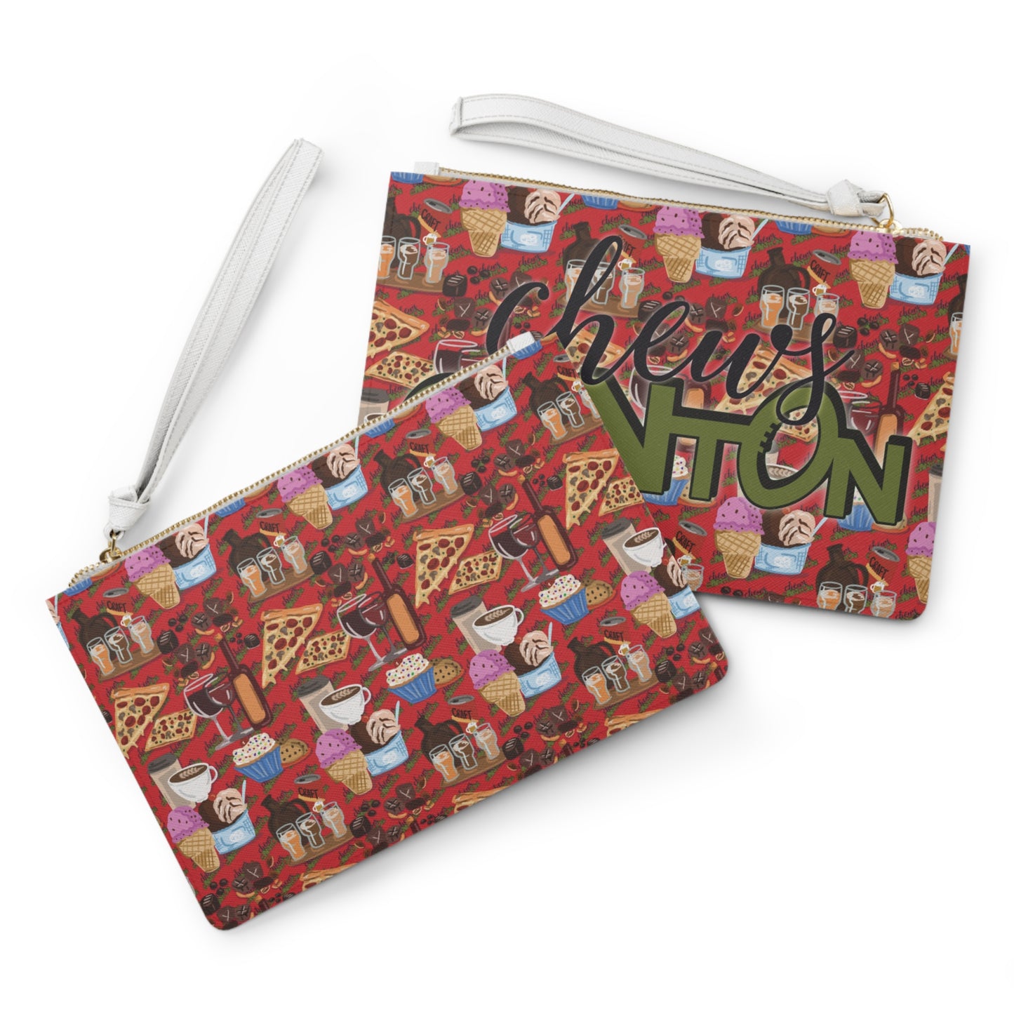 Chews Canton - Red Clutch Bag