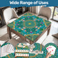 2026 Summer design on Teal-Mahjong Mat 31.5"x31.5" (Ship Rolled up)