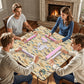 Mahjong Mat 33"x33" (Ship Rolled up) Gardens Shore