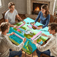 Mahjong Mat 33"x33" (Ship Rolled up) Gone Fishin’